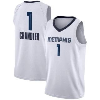 Youth Kennedy Chandler Memphis Grizzlies White Swingman 2020/21 Jersey - Association Edition
