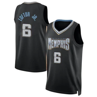 Youth Kenneth Lofton Jr. Memphis Grizzlies Black Swingman 2022/23 City Edition Jersey