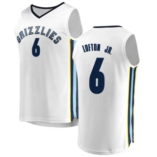 Youth Kenneth Lofton Jr. Memphis Grizzlies White Fast Break Jersey - Association Edition