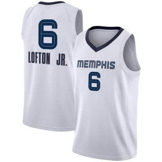 Youth Kenneth Lofton Jr. Memphis Grizzlies White Swingman 2020/21 Jersey - Association Edition