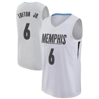 Youth Kenneth Lofton Jr. Memphis Grizzlies White Swingman Jersey - City Edition