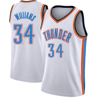 Youth Kenrich Williams Oklahoma City Thunder White Swingman Jersey - Association Edition
