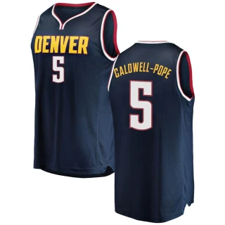 Youth Kentavious Caldwell-Pope Denver Nuggets Navy Fast Break 2018/19 Jersey - Icon Edition