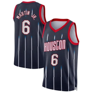 Youth Kenyon Martin Jr. Houston Rockets Navy Swingman 2022/23 City Edition Jersey