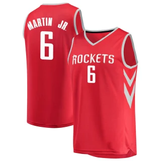 Youth Kenyon Martin Jr. Houston Rockets Red Fast Break Jersey - Icon Edition