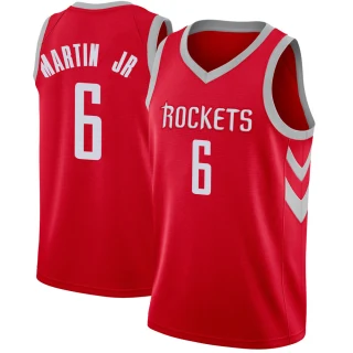 Youth Kenyon Martin Jr. Houston Rockets Red Swingman Jersey - Icon Edition