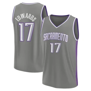 Youth Kessler Edwards Sacramento Kings Gray Fast Break 2022/23 City Edition Jersey