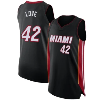 Youth Kevin Love Miami Heat Black Authentic Jersey - Icon Edition