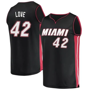 Youth Kevin Love Miami Heat Black Fast Break Jersey - Icon Edition