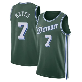 Youth Killian Hayes Detroit Pistons Green Swingman 2022/23 City Edition Jersey