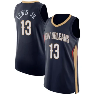 Youth Kira Lewis Jr. New Orleans Pelicans Navy Authentic Jersey - Icon Edition