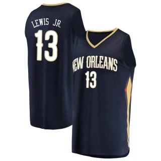 Youth Kira Lewis Jr. New Orleans Pelicans Navy Fast Break Jersey - Icon Edition