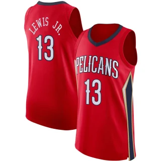Youth Kira Lewis Jr. New Orleans Pelicans Red Authentic Jersey - Statement Edition