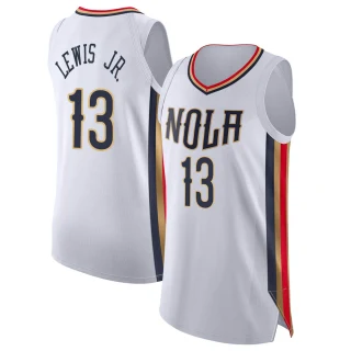 Youth Kira Lewis Jr. New Orleans Pelicans White Authentic 2021/22 City Edition Jersey