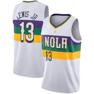 Youth Kira Lewis Jr. New Orleans Pelicans White Swingman 2018/19 Jersey - City Edition