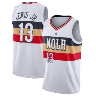Youth Kira Lewis Jr. New Orleans Pelicans White Swingman 2018/19 Jersey - Earned Edition