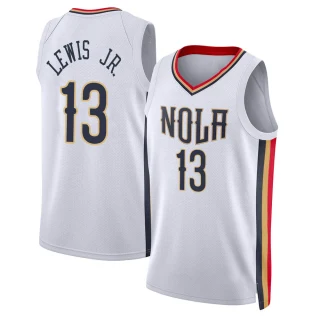 Youth Kira Lewis Jr. New Orleans Pelicans White Swingman 2021/22 City Edition Jersey