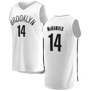 Youth KJ McDaniels Brooklyn Nets White Fast Break Jersey - Association Edition