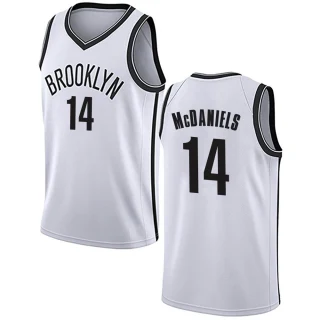 Youth KJ McDaniels Brooklyn Nets White Swingman Jersey - Association Edition