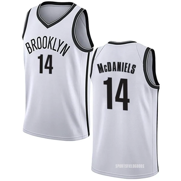 Youth KJ McDaniels Brooklyn Nets White Swingman Jersey - Association Edition
