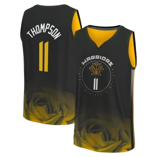 Youth Klay Thompson Golden State Warriors Gold Fast Break Black 2022/23 City Edition Jersey