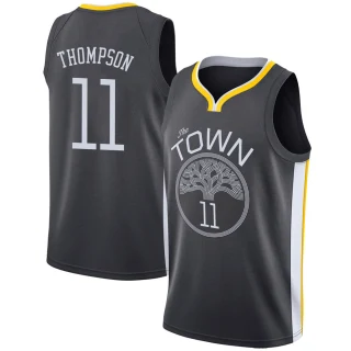 Youth Klay Thompson Golden State Warriors Gold Swingman Black Jersey - Statement Edition