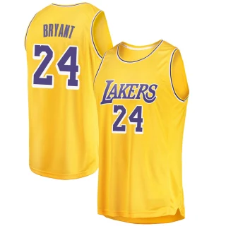Youth Kobe Bryant Los Angeles Lakers Gold Swingman 2018/19 Jersey - Icon Edition