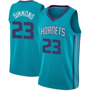 Youth Kobi Simmons Charlotte Hornets Teal Swingman Jordan Brand Jersey - Icon Edition