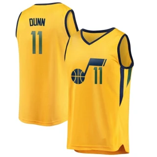 Youth Kris Dunn Utah Jazz Gold Fast Break Jersey - Statement Edition