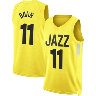 Youth Kris Dunn Utah Jazz Gold Swingman 2022/23 City Edition Jersey