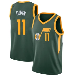 Youth Kris Dunn Utah Jazz Green Swingman 2018/19 Jersey - City Edition