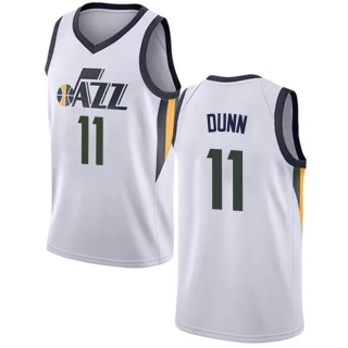 Youth Kris Dunn Utah Jazz White Swingman Jersey - Association Edition