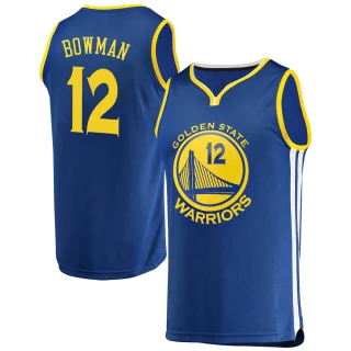 Youth Ky Bowman Golden State Warriors Gold Fast Break Royal Jersey - Icon Edition
