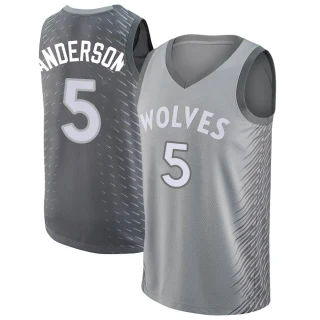 Youth Kyle Anderson Minnesota Timberwolves Swingman Silver Jersey - City Edition