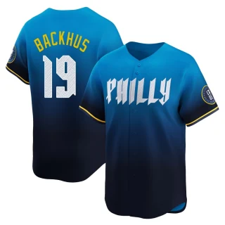 Youth Kyle Backhus Philadelphia Phillies Blue Limited 2024 City Connect Jersey