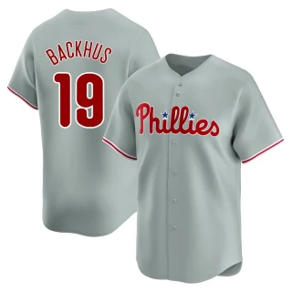 Youth Kyle Backhus Philadelphia Phillies Gray Limited Away Jersey