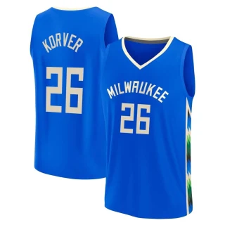 Youth Kyle Korver Milwaukee Bucks Royal Fast Break 2022/23 City Edition Jersey