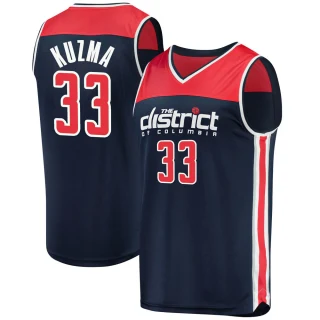 Youth Kyle Kuzma Washington Wizards Navy Fast Break 2019/20 Jersey - Statement Edition