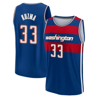 Youth Kyle Kuzma Washington Wizards Royal Fast Break 2021/22 Replica City Edition Jersey