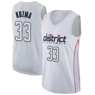 Youth Kyle Kuzma Washington Wizards White Swingman Jersey - City Edition