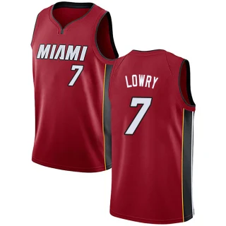 Youth Kyle Lowry Miami Heat Red Swingman Jersey - Statement Edition