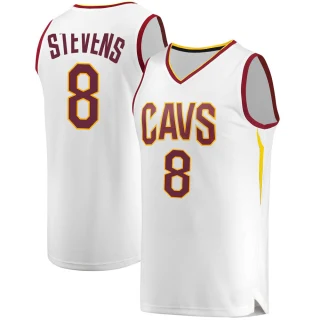 Youth Lamar Stevens Cleveland Cavaliers White Fast Break Jersey - Association Edition