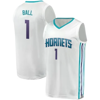 Youth LaMelo Ball Charlotte Hornets White Fast Break Fanatics Brand Jersey - Association Edition