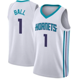 Youth LaMelo Ball Charlotte Hornets White Swingman Jordan Brand Jersey - Association Edition