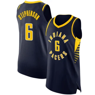 Youth Lance Stephenson Indiana Pacers Navy Authentic Jersey - Icon Edition