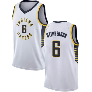 Youth Lance Stephenson Indiana Pacers White Swingman Jersey - Association Edition