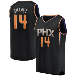 Youth Landry Shamet Phoenix Suns Black Fast Break Jersey - Statement Edition