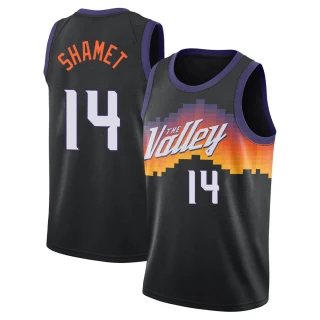 Youth Landry Shamet Phoenix Suns Black Swingman 2020/21 City Edition Jersey