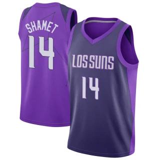 Youth Landry Shamet Phoenix Suns Purple Swingman Jersey - City Edition