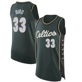 Youth Larry Bird Boston Celtics Green Authentic 2022/23 City Edition Jersey